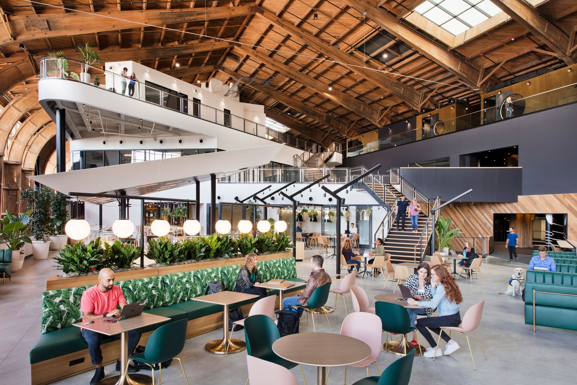 Google built an LA office in Howard Hughes’ 1943 airplane hangar